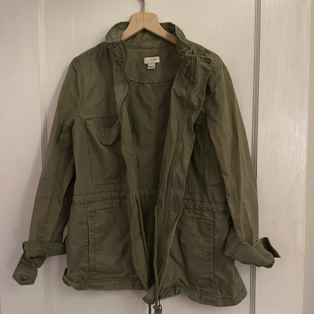 J.crew army military coat jacket